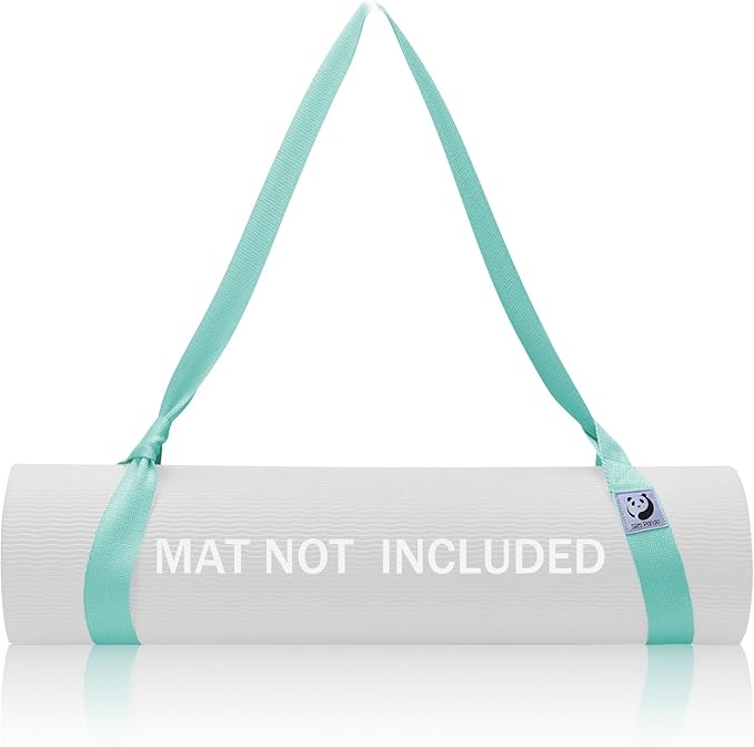 Slim Panda Yoga Mat Straps for Carrying, Adjustable Yoga Mat Carrier Sling Fits All Mats(Mat Not Included)