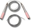 HYPERWEAR Adjustable Speed Jump Rope – Patented Self-Locking Cable System, Aluminum Handles with Knurled Silicone Grip for Cardio, Cross Training & Boxing