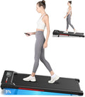 Walking Pad Treadmill with Handle Bar,Walking Pad with Incline 8%,2.5HP Quiet Under Desk 320 lbs 2 in 1Treadmills for Home Office,Compact Foldable Walking Pad,Remote Control&LED Display