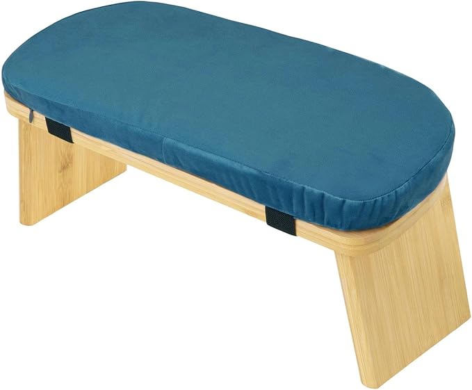 Yoga Meditation Bench Prayer Stool Portable for Extended Practice Kneeling Stool