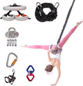 Heavy Resistance Bungee Fitness Set, Professional 4D Yoga Bungee Rope Workout Equipment, Dance Rope, Suspension Trainer, for Home Gym Training & Fitness(XXL - Fit for 170-220 lbs)