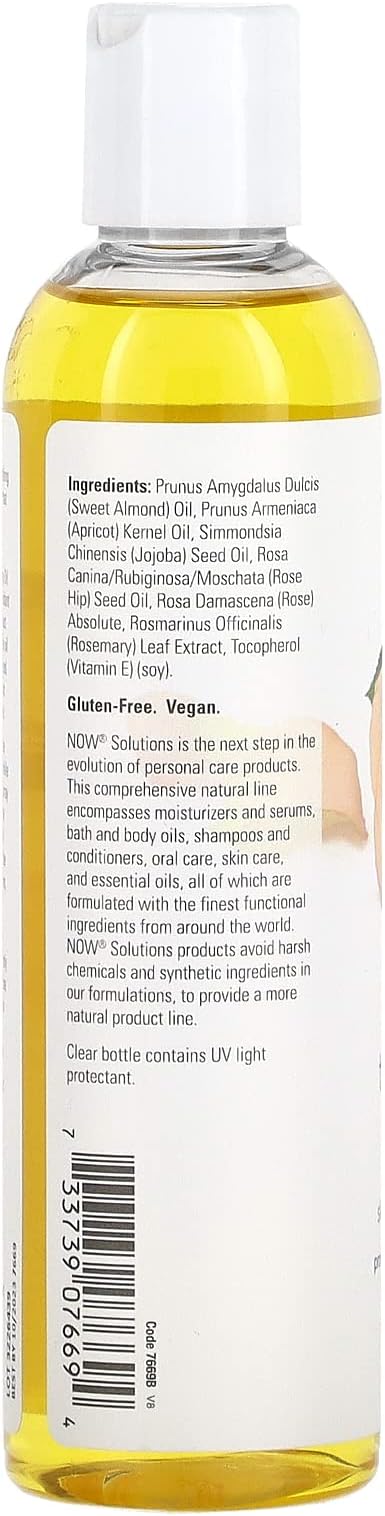 Now Foods Tranquil Rose Massage Oil 8 oz 2 Pack