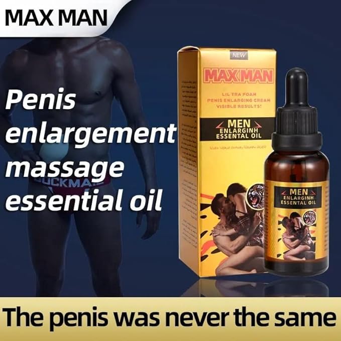 Men Massage Oil for Sex, Hotiary Sexual Enhancement Essential Oil Penis Becomes Longer Thicker Enhancement Men Energy for Care Delay Performance Boost Strength