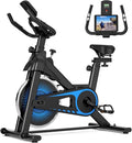 NAYSAYE Exercise Bike, Adjustable Stationary Bikes with Smartphone Mount, Professional Exercise Bike with Digital Pulse Display for Home and Office