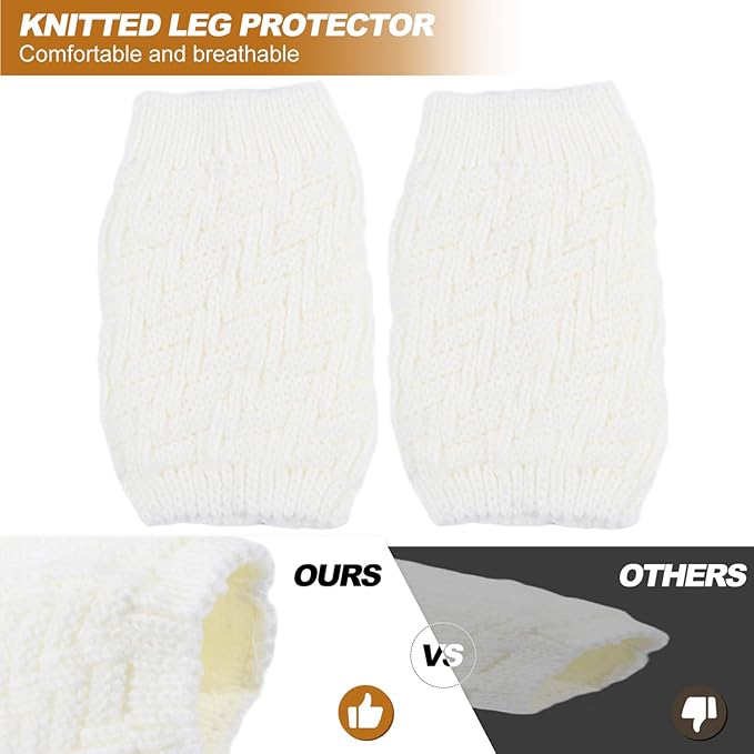 PRETYZOOM Non-Slip Knee Pad Support Protector Thickening Warm Knee Sleeve Soft Breathable Compression Wrap for Running Cycling Fitness 6.88X4.33In