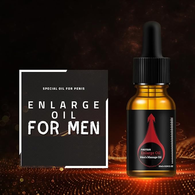 FirstSun Enlarge and Permanent Thickening Growth Men Energy Massage Essential Oil for Sex, Increase Dick Liquid for Health Care, Lateness Performance,Strength,Thicker (2 Packs)