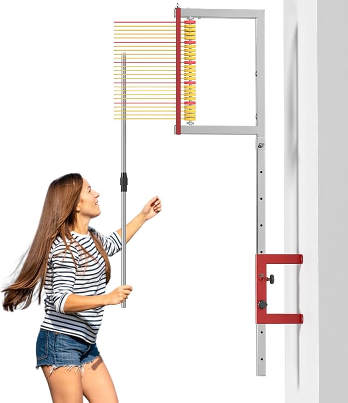 Vertical Jump Measurement Tool, Wall Mounted Vertical Jump Tester 27.5-47 Inches, 2.29-4 ft Adjustable Height Vertical Jump Trainer, Vertical Height Jump Measure Device Outdoor Use