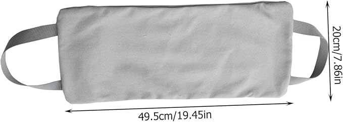 Canvas Weightlifting Sandbag with Adjustable Straps 10kg Capacity Fitness Training Bag for Strength and Yoga Workouts Sturdy Outdoor Exercise Gear