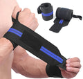 Wrist Wraps, 2 Pack Wrist Brace Wrist Straps for Weightlifting, Wrist Straps Lifting Straps Wrist Weights Carpal Tunnel Wrist Brace, Wrist Brace for Working Out Gym Accessories for Men (Blue A)
