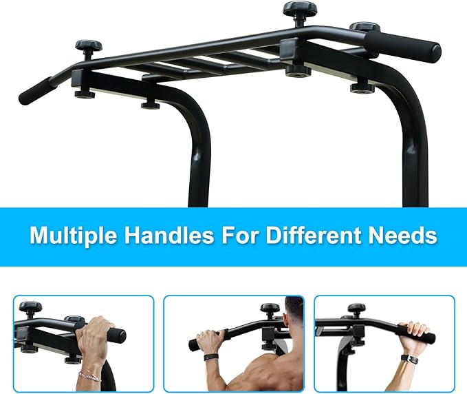 Prime Power Tower Pull Up Bar Workout Dip station for Strength Training, Suitable for Home Gym Fitness