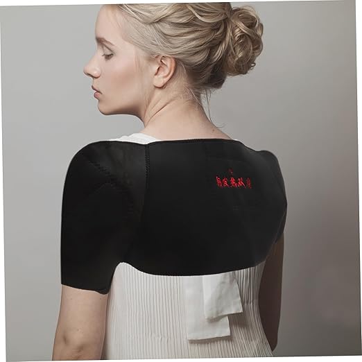 IMIKEYA Self-Heating Shoulder Guards with Dual Thermoelectric Effect Magnetic Support Belt for Shoulder Pain Relief and Muscle Relaxation