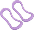 2Pcs Yoga Ring for Leg Calves, Pilates Circle Ring for Back Toning Thighs Abs and Legs, Fitness Rings for Yoga, Pilates, Gymnastics Exercise Workout