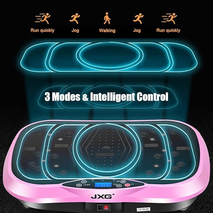 Vibration Platform with Resistance Exercise Band - Vibrating Shaker Power Machine - Equipment for Whole Body Home Fitness - PulsatingTraining