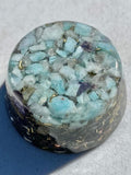 Amazonite Orgone Generator Energy Accumulator 528Hz/7.83Hz/Advance Harmonics Many Beautiful Ingredients and Colors (Amazonite)