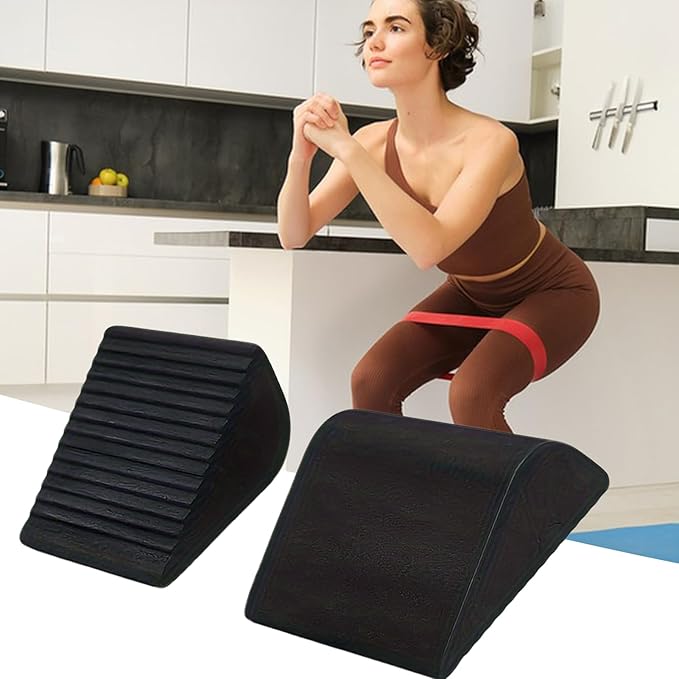 Squat Wedge Block | Ergonomic Workout Raise Board,Exercise Squat Block,for Workout Fitness Pushup Weightlifting Gym Yoga Balance Training Women Men Teens