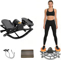 The rock stepper,rock stepper side to side,Machine for Home Exercise 15 Minutes for Quick Fat Burning and Body Shaping，Suitable for Home, Apartment, and Dormitory Use
