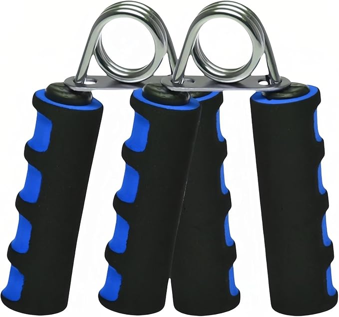 Grip Strengthener Set - 2 Soft Foam Hand Exercisers for Arthritis Relief, Carpal Tunnel & Strength Training | Portable Hand Grip for Men/Women, Home/Office/Travel | Rehab, Tendonitis, Stress Relief