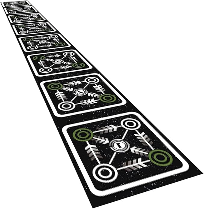 Colaxi Agility Ladder Mat Pad Footwork Practice Foldable Soccer Nonslip Speed Training Equipment for Coordination Balance