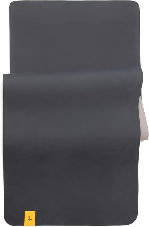 Lolë Pose Yoga Mat with Strap Carrier | Non-Slip Textured 5mm Thick Workout Mat | Ideal for Hot Yoga & Pilates | Lightweight & Sweat Resistant