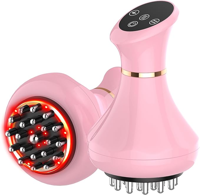 Lymphatic Drainage Massager, Handheld Massage tools for lymphedema & lipedema, Anti-Cellulite Massager For Body Cellulite and Thigh & Belly Stretch Marks Reduction, Sciatica Nerve pain relief Devices