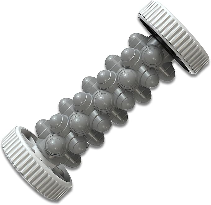 Manual Foot Roller Massager for Plantar Fasciitis, Deep Tissue Massage for Circulation and Pain Relief, Reflexology Tool for Arch and Heel Recovery