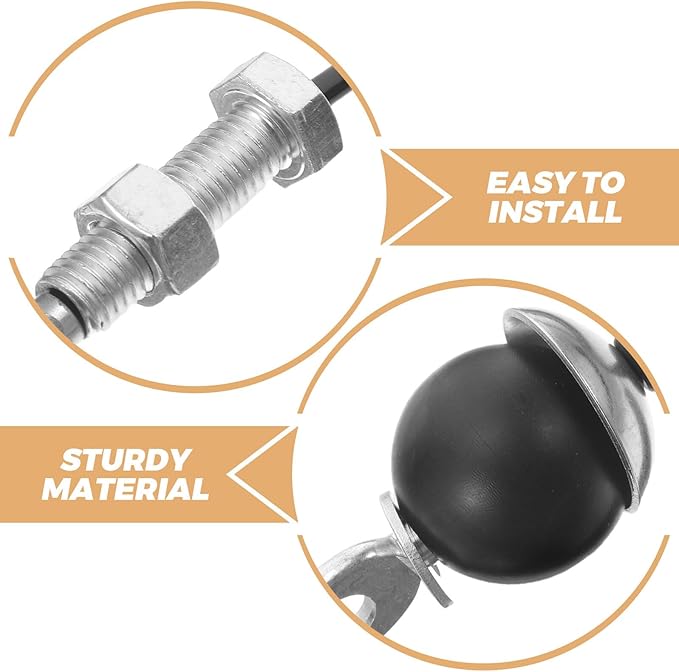 Fitness Steel Wire Rope Cable Pulley System Replacement 5mm Thick 3 Meter Length Limit Ball and Screw Gym Pulley Attachment for Strength Training Equipment