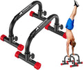 Parallettes Bars Dip Calisthenics Push Up Bars Calisthenics Equipment 10.2 in High 300Kg/661lbs Weight Capacity Strength Training Home Gym Workouts [19.6x10.2x10.2 in]