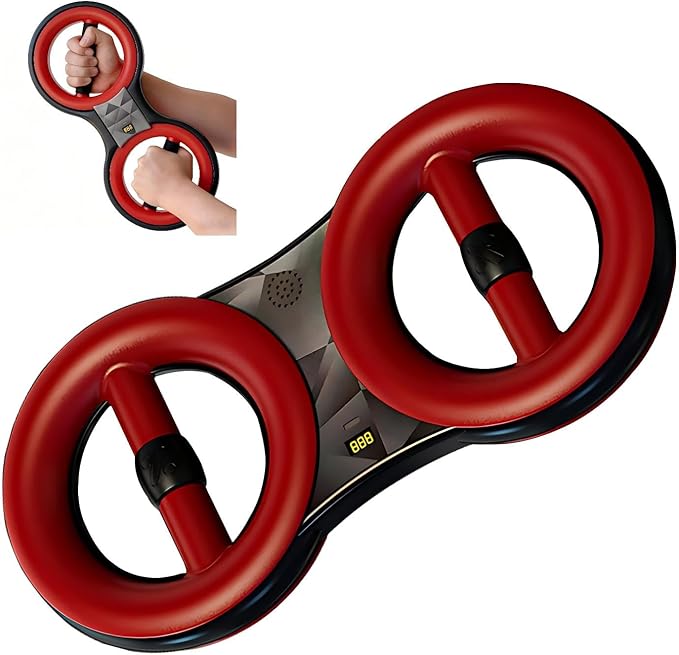 Rotator Machine Forearm Exerciser strengthener Strength Training Unisex Digital Display Adjustable Resistance Non Slip Rubber Coating Home/Gym Workouts Equipment