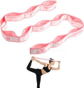 12 Loops Yoga Band, Yoga Bands for Stretching Stretching Bands Stretch Straps with Loops for Dance, Gymnastics, Physical Therapy, Flexibility & Resistance Training, Ballet, Latin Workouts