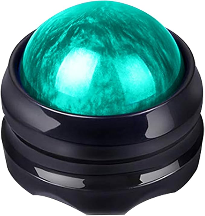 WOVTE Massage Ball, Lacrosse Balls, Self Massage Tool for Sore Muscles, Shoulders, Neck, Back, Foot, Body, Deep Tissue, Trigger Point, Muscle Knots, Yoga and Myofascial Release (Green)