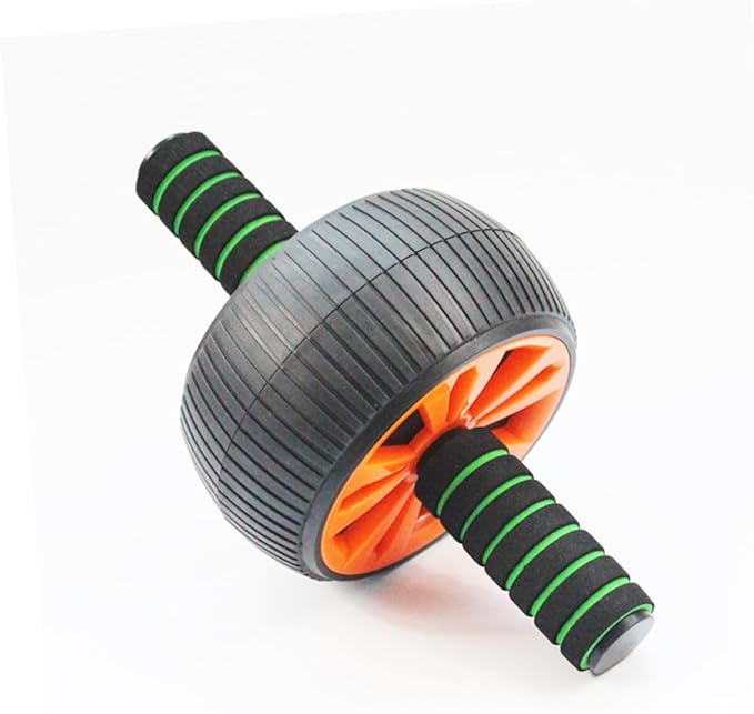 Abdominal Exercise Roller Non-skid Core Ab Wheel Trainer Silent Fitness Device for Home Workout and Muscle Training