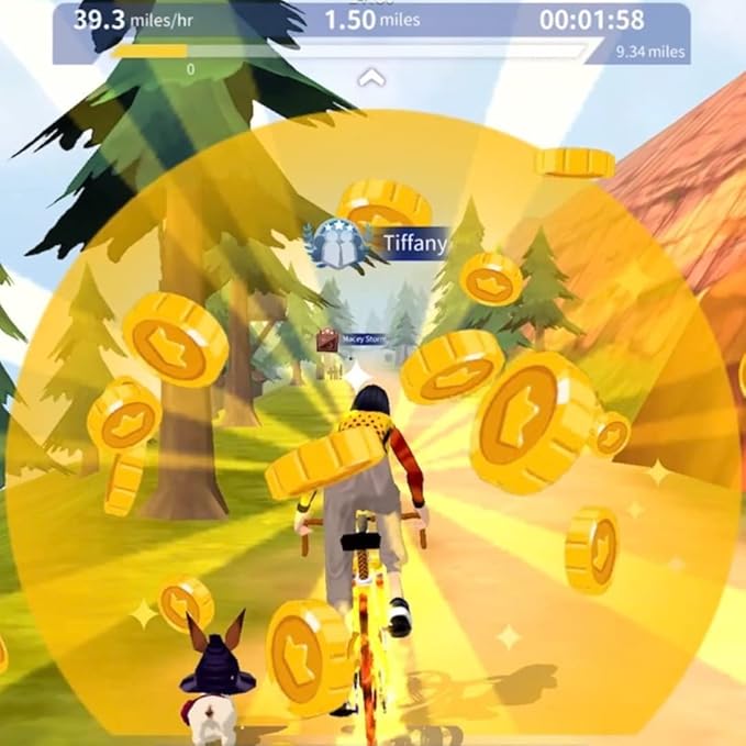 Jacfit Jbike Exercise Bike Sensor, Life Time Free App, Multiplayer Online Indoor Cycling Workout.