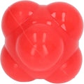 Reaction Ball, Rubber Bright Color Hex Reaction Trainer Ball for Basketball, Tennis and Other Competitive Sports
