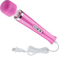 Wired Powerful Handheld Electric Massager, Strong Personal Back Massage for Sports Recovery, Muscle Aches, Body Pain (Rose red)