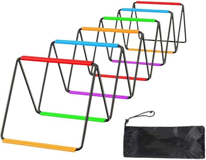 Agility Ladder Football Footwork Ladder for Men Women and Kids Folding Jumping Hurdles for Foot Exercise Fitness