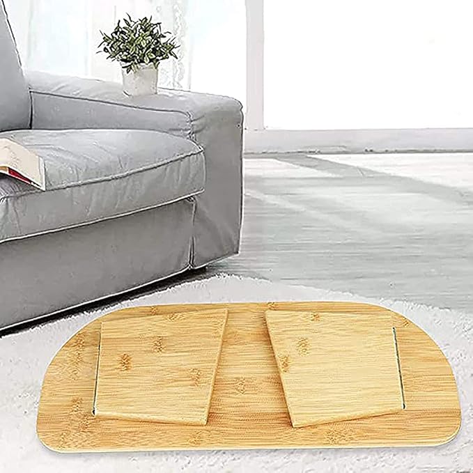 Foldable Meditation Bench Portable Kneeling Chair (18" W x 7.5”L) Yoga Stool from Bamboo with Travel Bag