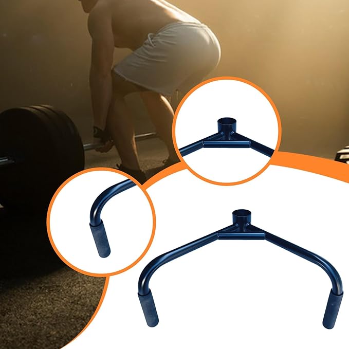 Colaxi V Bar Attachment for Weight Lifting Strength Training Exercise Gym Heavy Duty Fitness Equipment Sturdy Metal Cable Attachment
