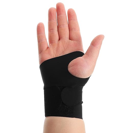 BESPORTBLE Athletic Wrist Brace Compression Sleeve for Right Hand, Elastic Sports Wrist Wraps for Joint Support, Thin Breathable Wristband for Tendon Injury and Muscle Strain in Gym