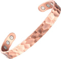 Earth Therapy Minimalist Design Magnetic Field Cuff Bracelets for Men & Women - Ultra Strength - Adjustable