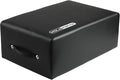 HolaHatha Wooden Pilates Box with Pole, High Density Padding, Portable Reformer & Home Gym Equipment for Balanced Workouts, 24"x15.8"x9", Black