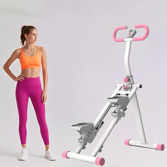 Stair Stepper for Home,Vertical Climber Workout Machine with Stable Frame and Adjustable Handlebar for Legs Workouts,Full-Body Cardio Workout Equipment for Women & Men