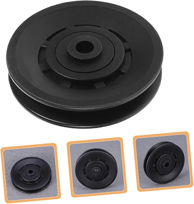 6pcs Gym Pulley System for Weight Lifting Exercise Cable Attachment Bearing Wheels Fitness Equipment Accessory for Strength Training and Workout