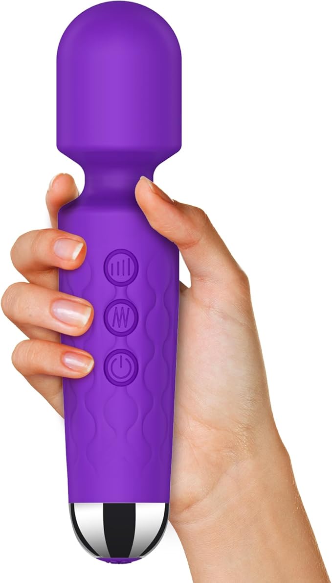 Back Relaxation Massager - Rechargeable Mini Electric Body Massager - for Foot - Arm Muscle Relaxation (Purple)