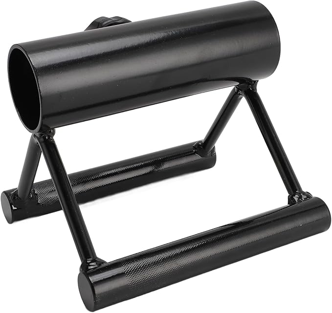 V Bar Landmine Handle Attachment for Barbell Bar, Iron Double D Row Handle, Strength Training Equipment for Home Gym, Secure Locking Knob for Stable Workout, Versatile Fitness