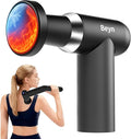 Beyn Hot and Cold Fascia Gun - Detachable Extended Handle Massage Gun,Deep Tissue Massage Gun, Used for Relieving Pain in The Back/Muscles of The Neck/Body, with 6 Massage Heads, LCD Display.