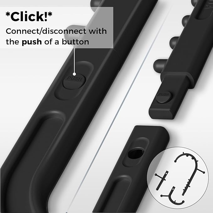 2-in-1 Detachable Trigger Point Massage Tool, Quick-Disassembly Design Massage Hook for Back, Neck & Shoulder Pain Relief, Pressure Point Massage Tool for Muscle Recovery (Convertible Hook)
