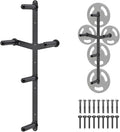 Kipika Weight Plate Storage Rack - Wall Mounted Weight Plate Holder with Durable Steel Construction Organizer for Olympic Plates, 1000lb Capacity, Space-Saving for Home Gym