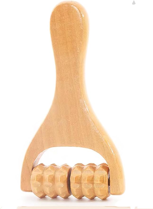 Wooden Massage Roller ，Roller Massager Tool，Wooden Massage Tool for Foot and Back