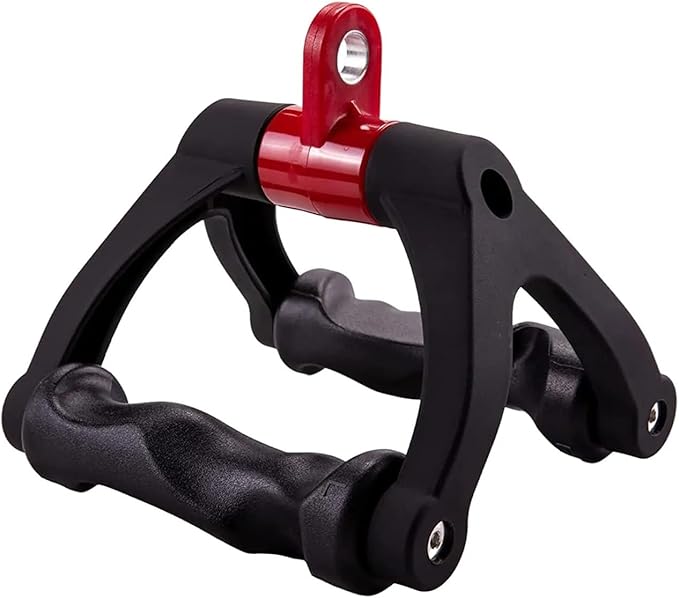 Ergonomics V-Shaped Handle LAT Pull-Down Fitness Equipment Accessory for Seated Rowing Back Biceps Strength Training T-bar