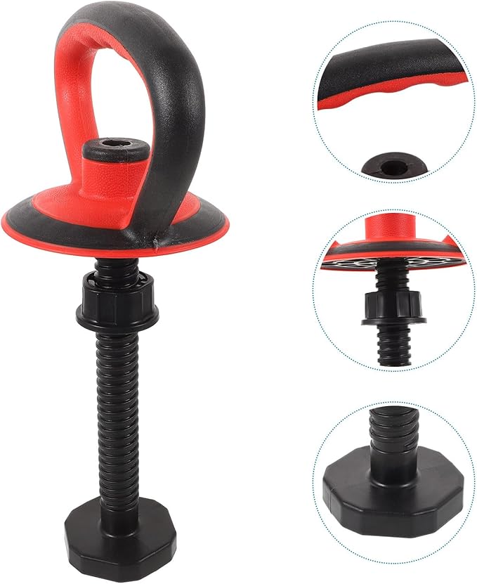 Kettlebell Handle Grip Replacement Set with Nut Sturdy Fitness Equipment Attachment Sturdy Handle Bar for Home Gym Strength Training and Kettlebell Swing Exercises